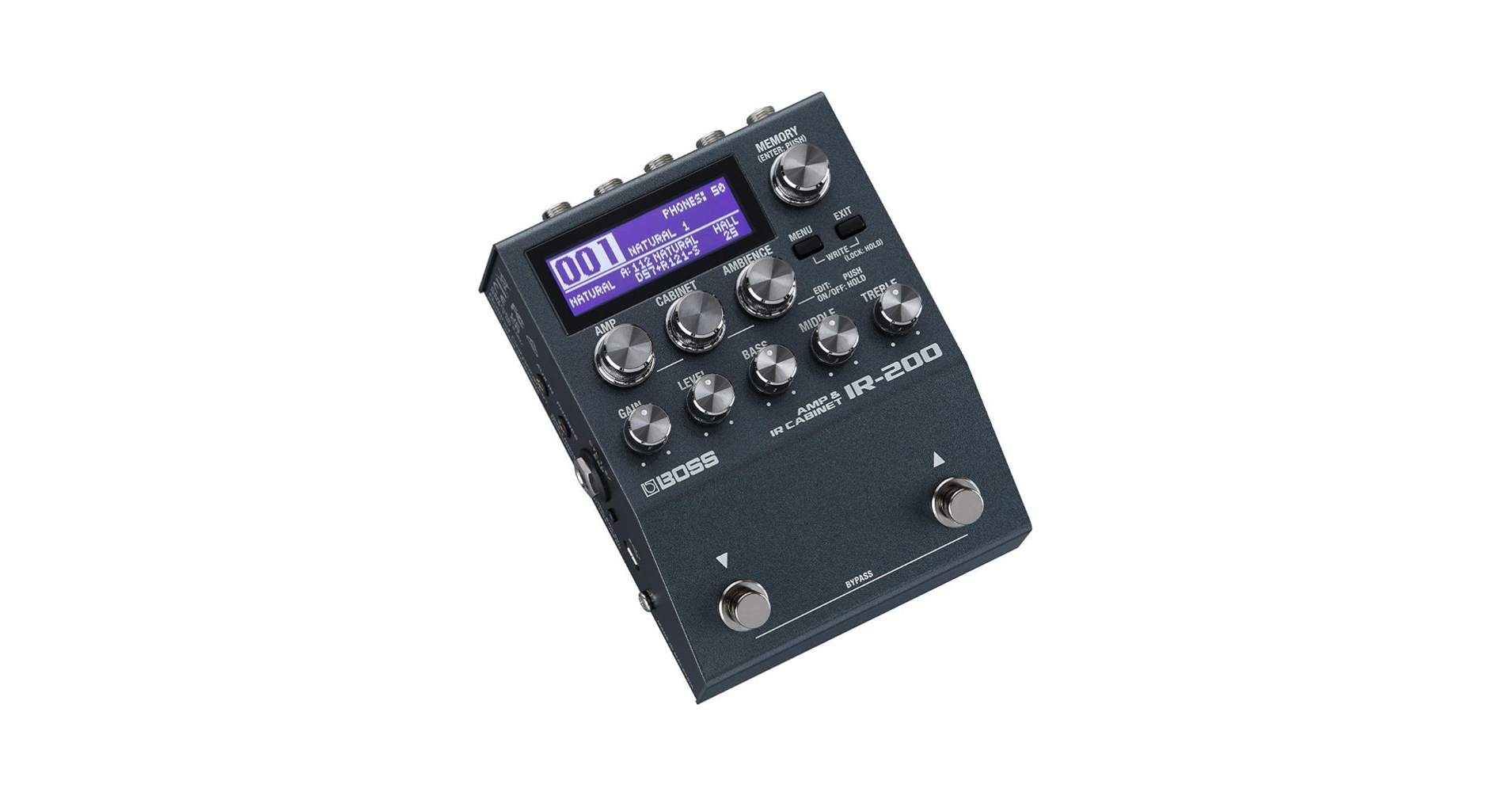 Amazon.com: BOSS IR-200 AMP & IR CABINET PEDAL – Pedal-based
